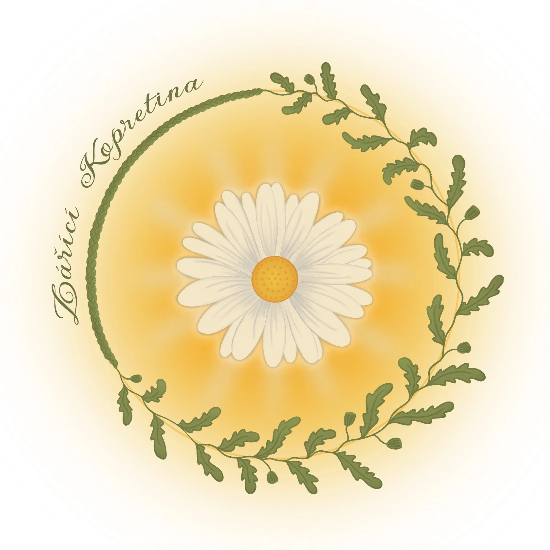 Zářící Kopretina Logo